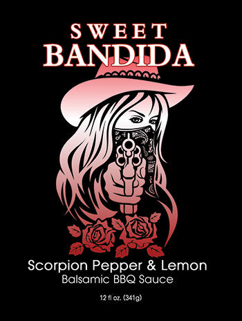 Scorpion Pepper and Lemon Balsamic Barbecue Sauce - 12 oz. Bottle