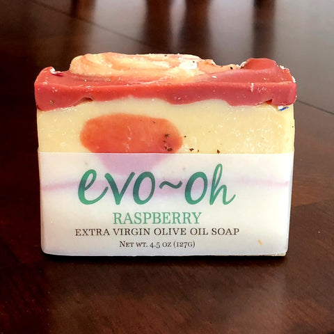 Raspberry Vanilla Extra Virgin Olive Oil Soap Bar
